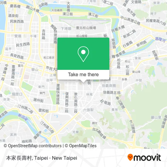 本家長壽村地圖