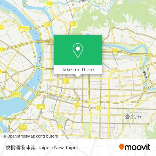 燒揚酒場 串楽 map