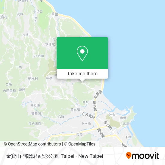 金寶山-鄧麗君紀念公園 map