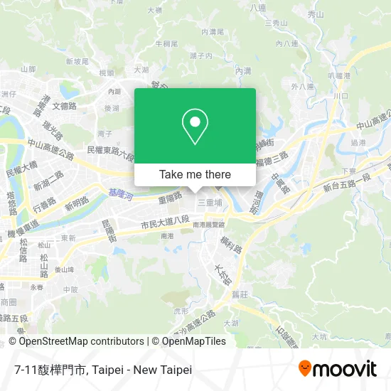 7-11馥樺門市 map