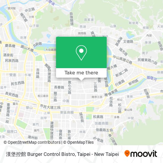 漢堡控館 Burger Control Bistro地圖