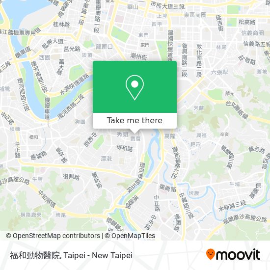 福和動物醫院地圖