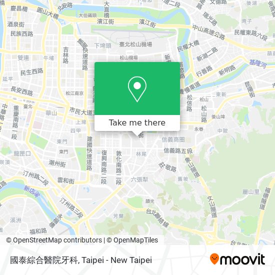 國泰綜合醫院牙科 map