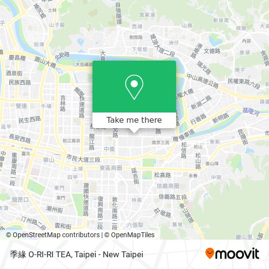 季緣 O-RI-RI TEA map