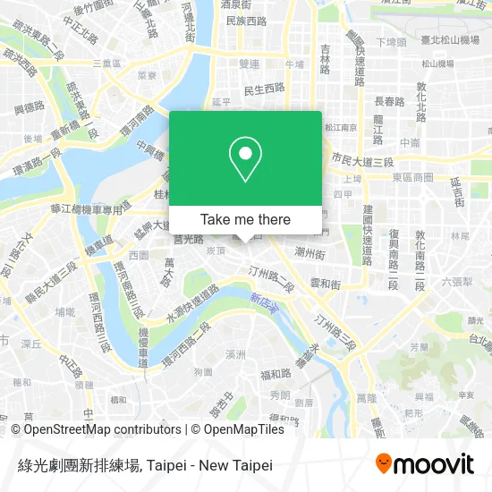 綠光劇團新排練場地圖