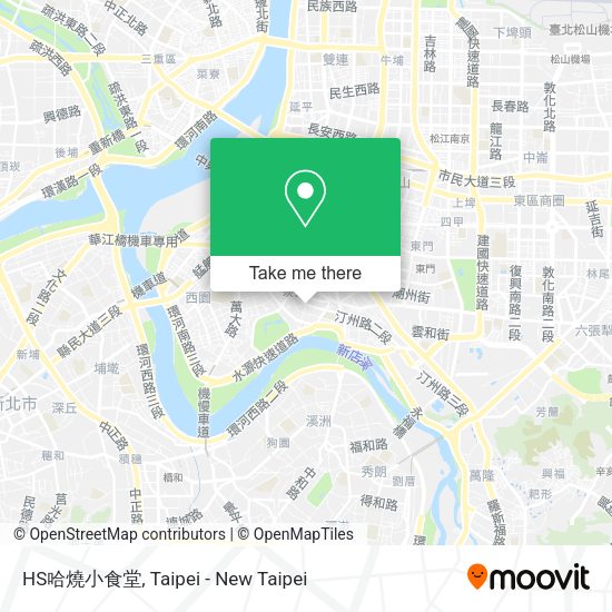 HS哈燒小食堂地圖