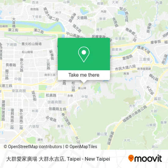 大群愛家廣場 大群永吉店地圖