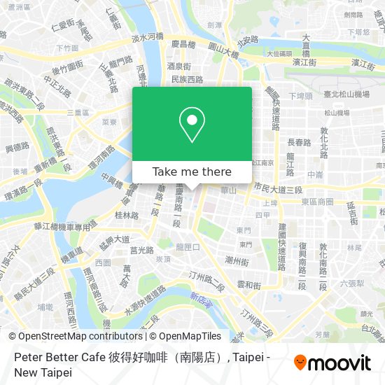 Peter Better Cafe 彼得好咖啡（南陽店） map