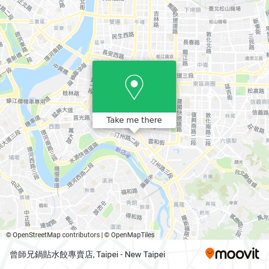 曾師兄鍋貼水餃專賣店 map