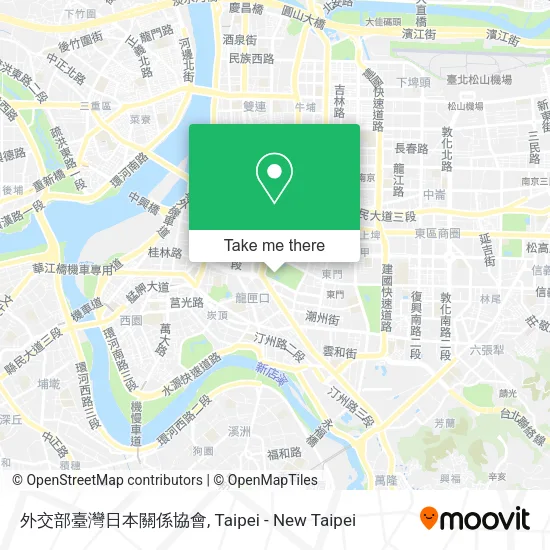 外交部臺灣日本關係協會地圖