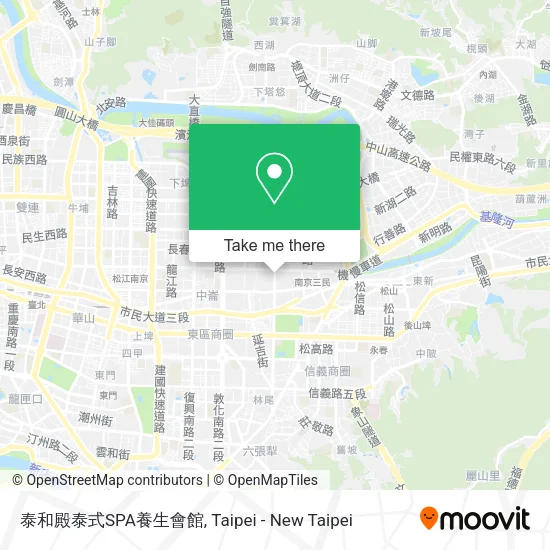 泰和殿泰式SPA養生會館地圖
