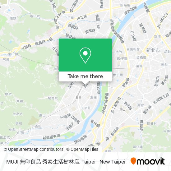 MUJI 無印良品 秀泰生活樹林店 map