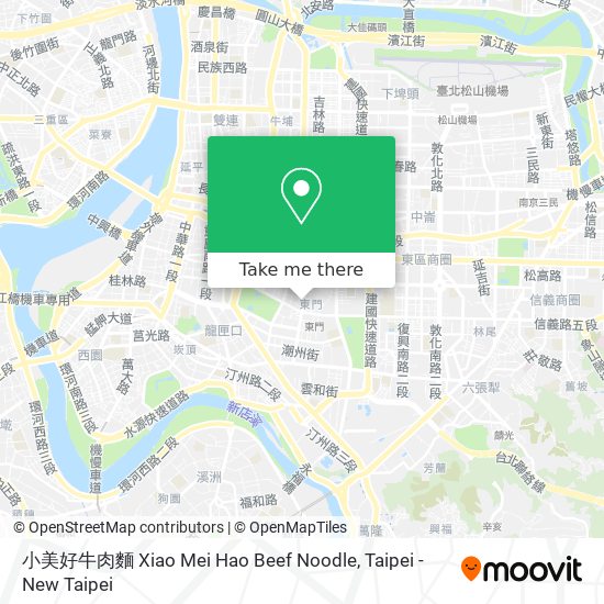 小美好牛肉麵 Xiao Mei Hao Beef Noodle map