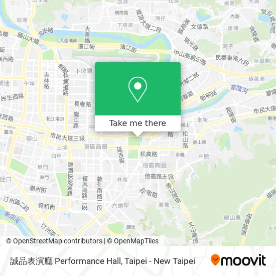 誠品表演廳 Performance Hall map