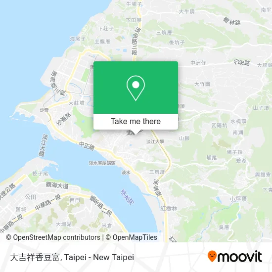 大吉祥香豆富 map