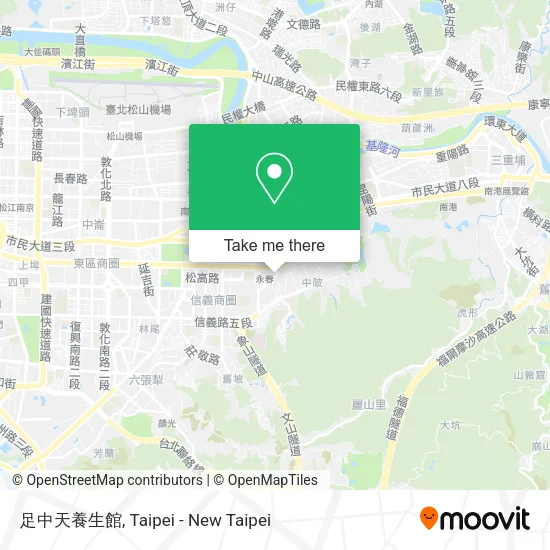 足中天養生館地圖