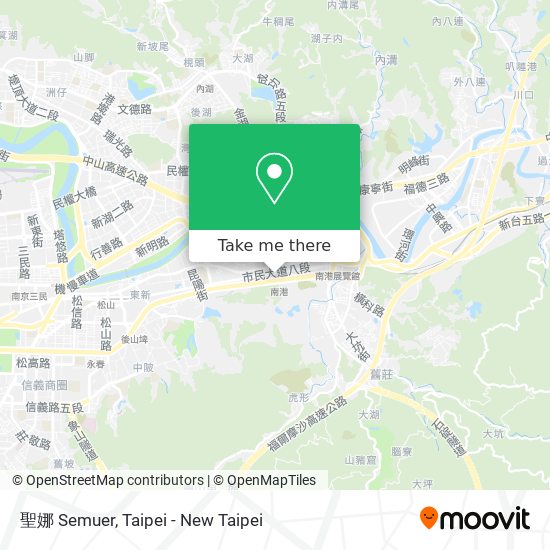 聖娜 Semuer map