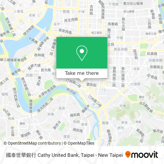 國泰世華銀行 Cathy United Bank map