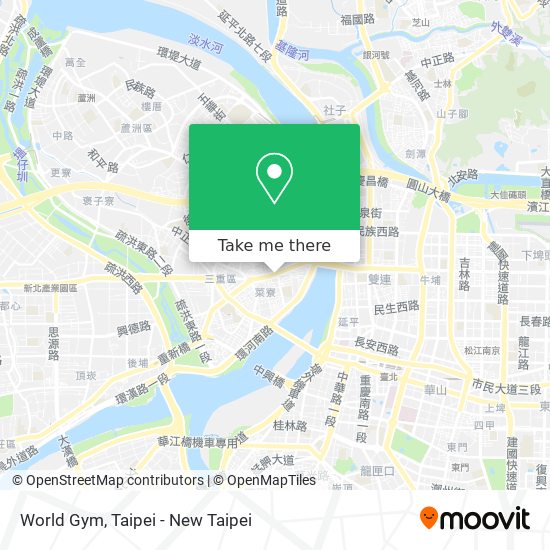 World Gym map