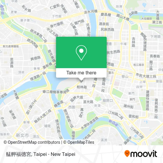 艋舺福德宮地圖