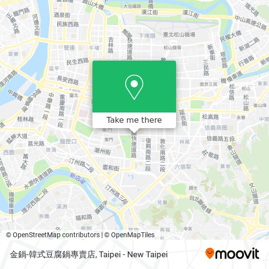 金鍋-韓式豆腐鍋專賣店 map
