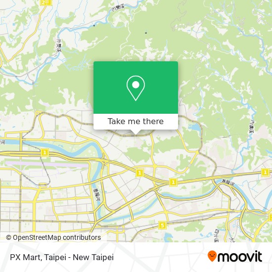 PX Mart map