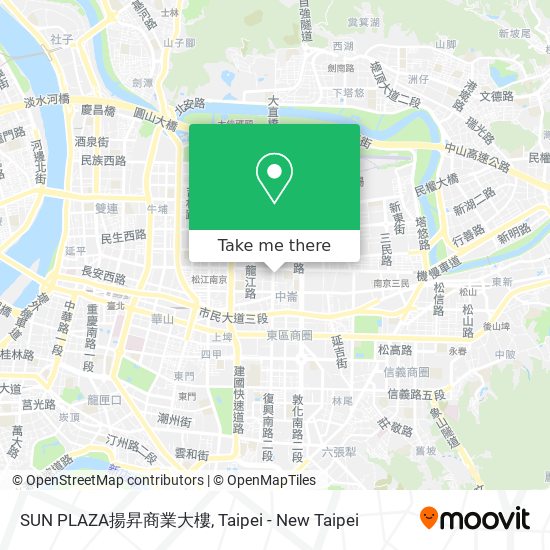 SUN PLAZA揚昇商業大樓地圖