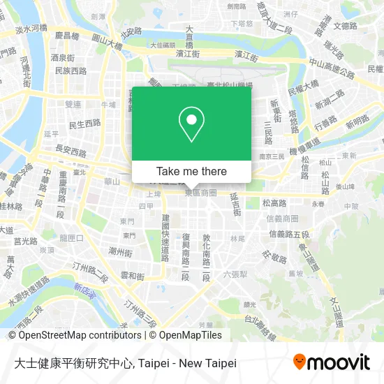 大士健康平衡研究中心地圖