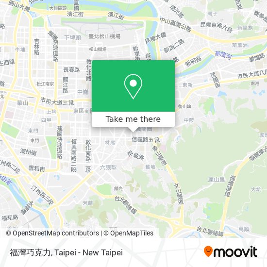 福灣巧克力地圖