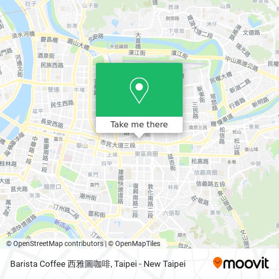 Barista Coffee 西雅圖咖啡 map