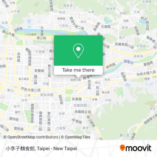 小李子麵食館 map