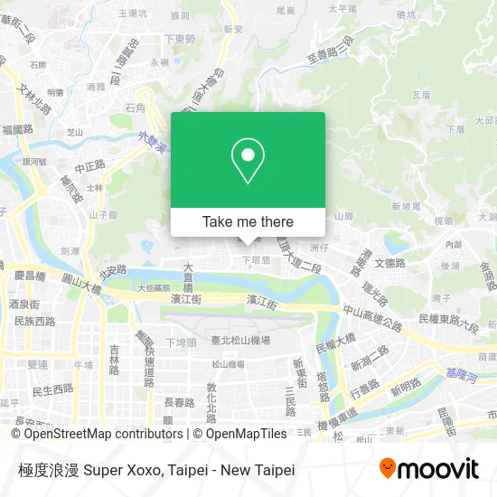 極度浪漫 Super Xoxo map