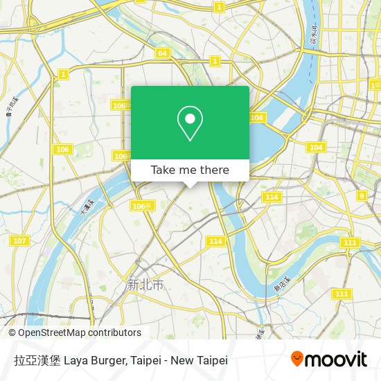 拉亞漢堡 Laya Burger map