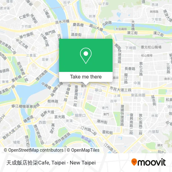 天成飯店拾柒Cafe地圖