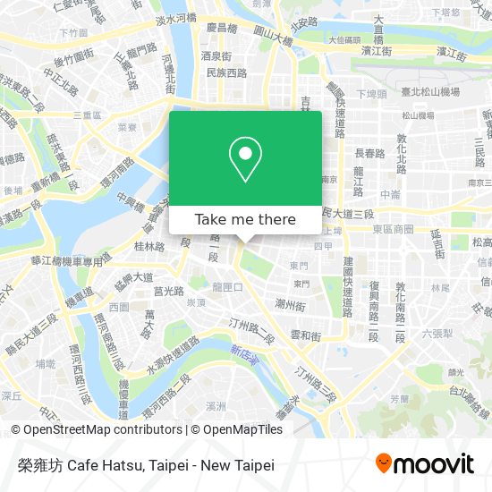 榮雍坊 Cafe Hatsu map