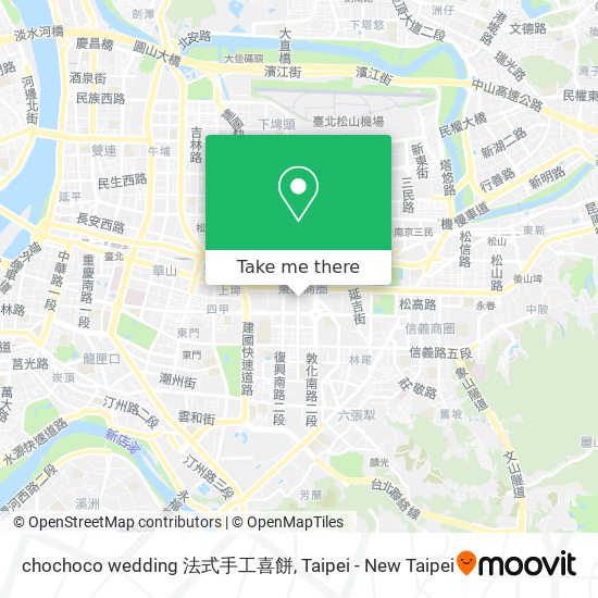 chochoco wedding 法式手工喜餅地圖