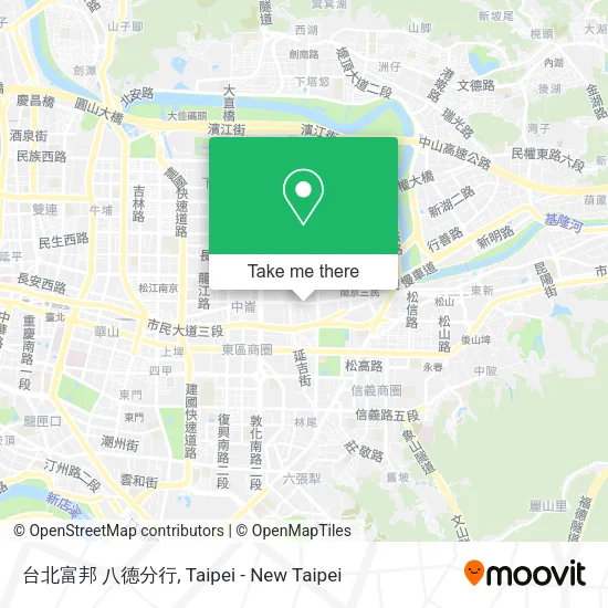 台北富邦 八德分行地圖