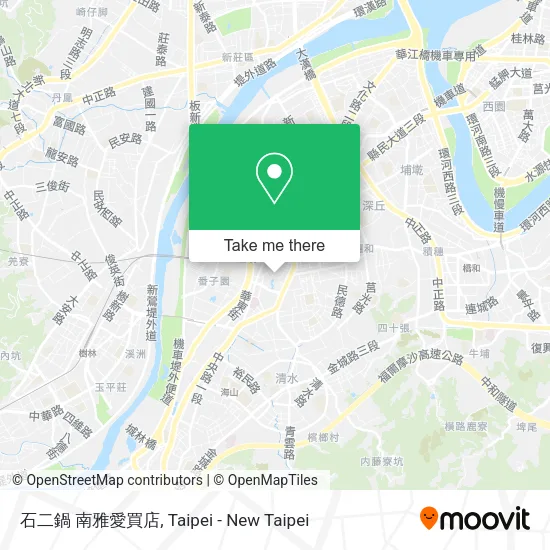 石二鍋 南雅愛買店 map
