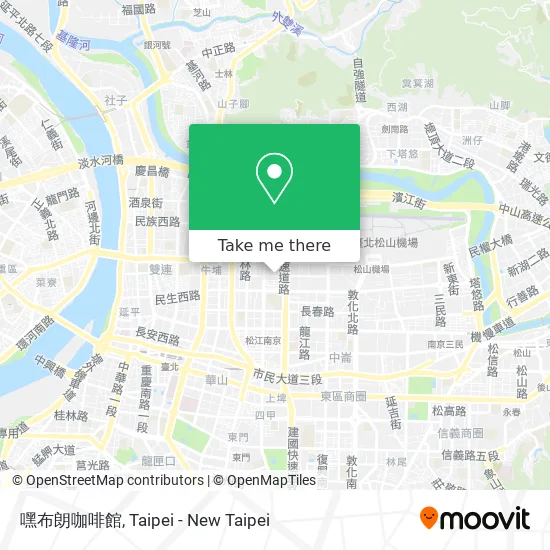 嘿布朗咖啡館 map