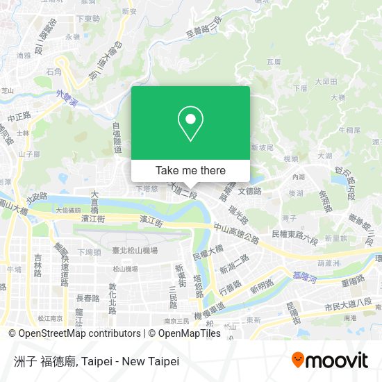 洲子 福德廟 map