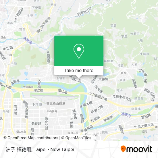 洲子 福德廟地圖