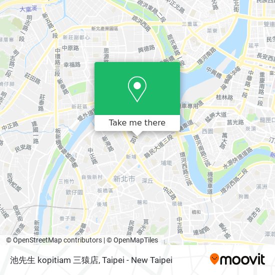 池先生 kopitiam 三猿店 map