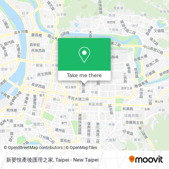 新嬰悅產後護理之家地圖