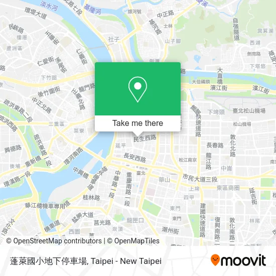 蓬萊國小地下停車場 map