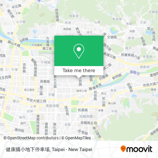 健康國小地下停車場 map