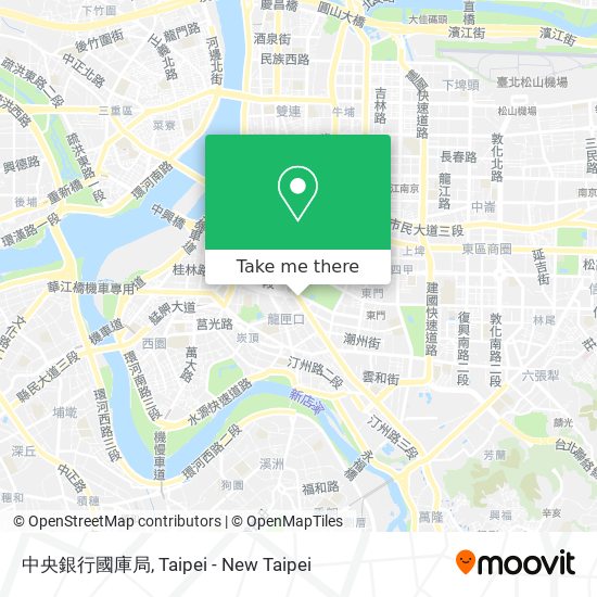 How To Get To 中央銀行國庫局in 中正區by Bus Or Metro