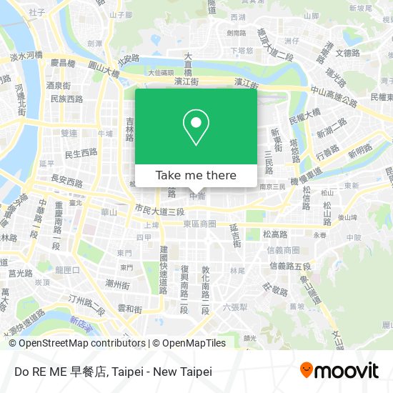 Do RE ME 早餐店 map