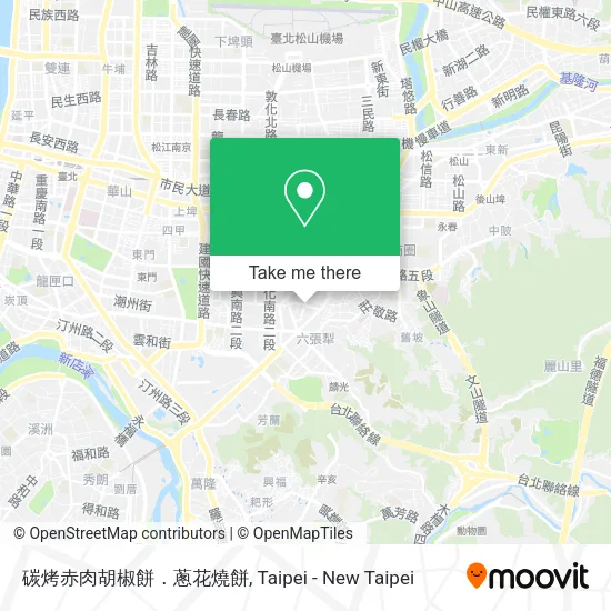 碳烤赤肉胡椒餅．蔥花燒餅 map