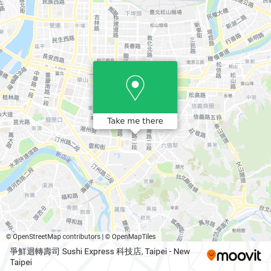 爭鮮迴轉壽司 Sushi Express 科技店 map