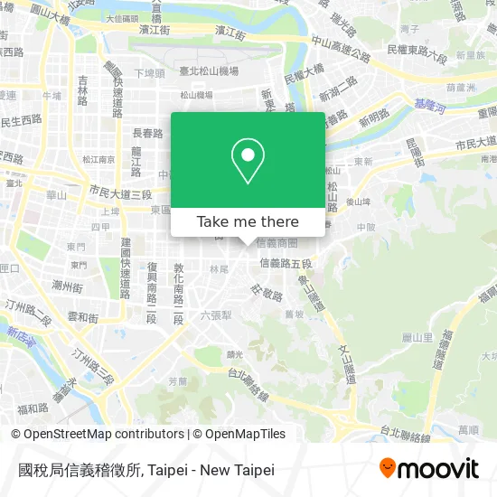國稅局信義稽徵所 map